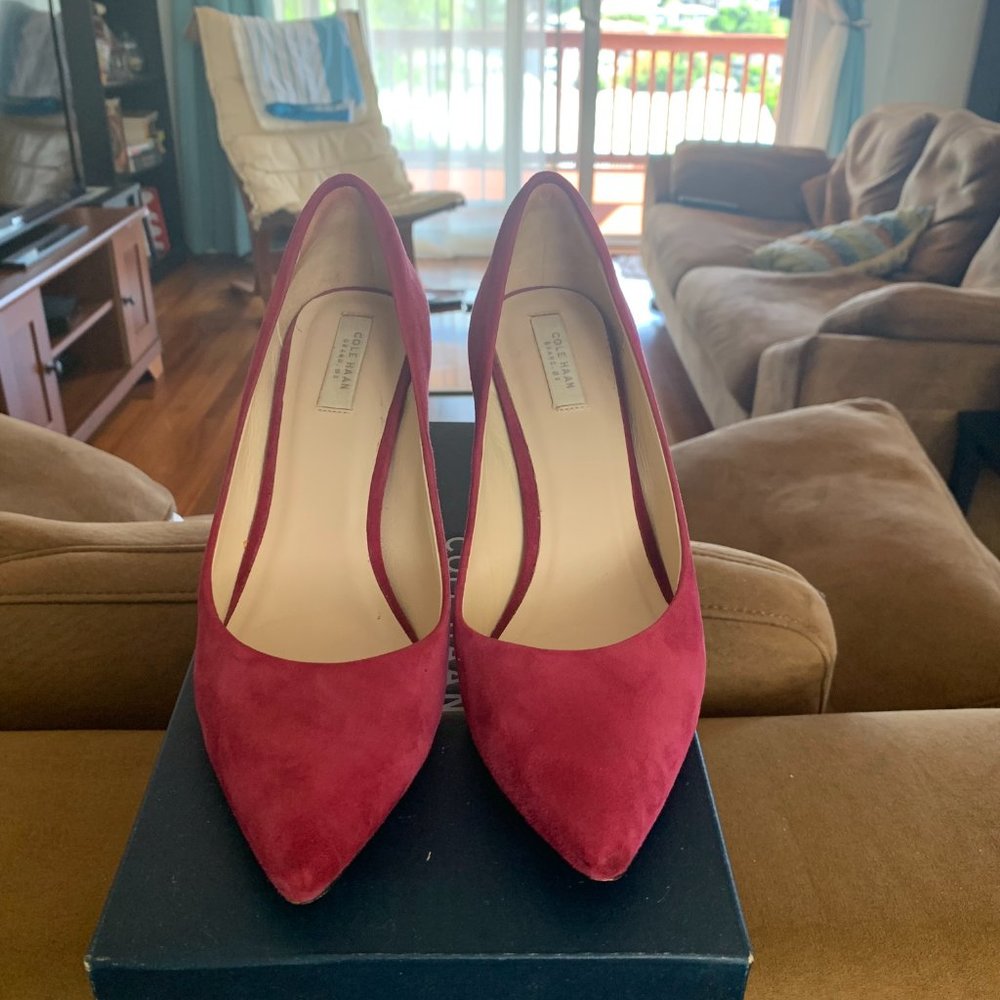 Cole Haan Suade Pumps 7B